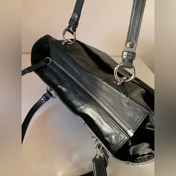 Coach Gallery tote black leather - Picture 4 of 11